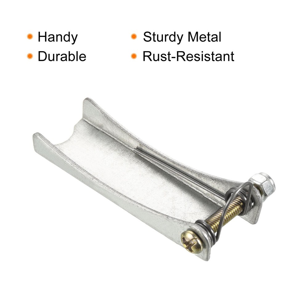 2pcs 2.5" Replacement Hooks Latch Metal Receiver Hitch for Trailer Silver