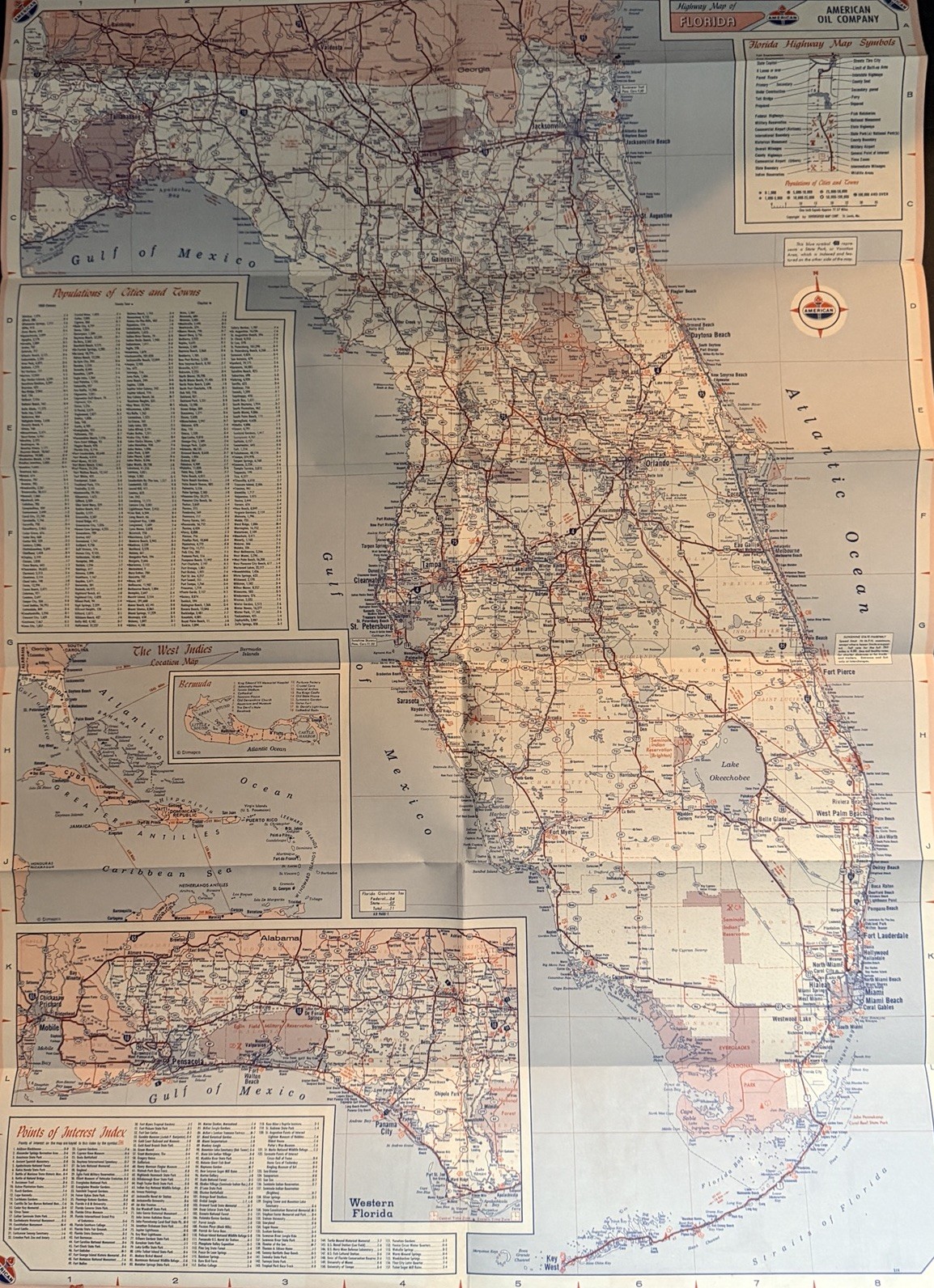 1950s Florida Travel Brochure Lot Maps Weeki Wachee Silver Springs Vtg