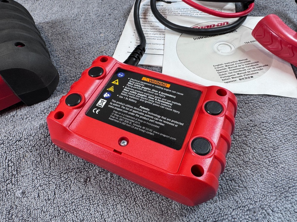 Very Clean, Snap-On EECS550A Wireless Battery, Starting & Charging System Tester