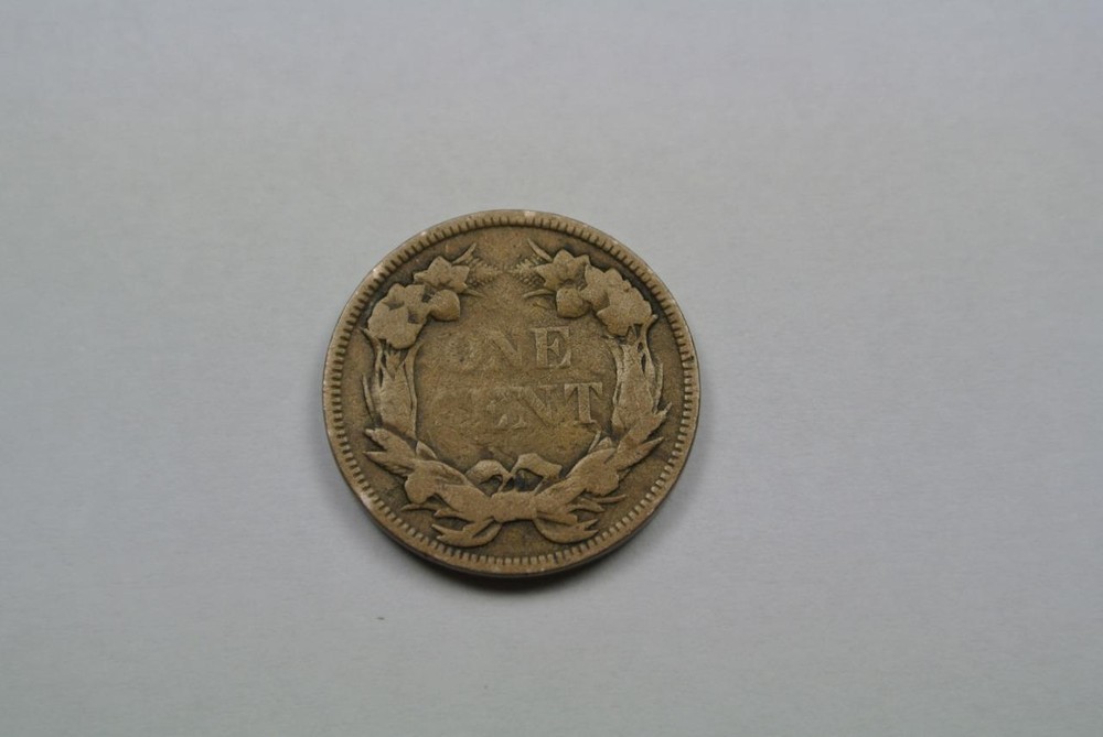 1857 Flying Eagle One Cent, Fine Condition - C1842