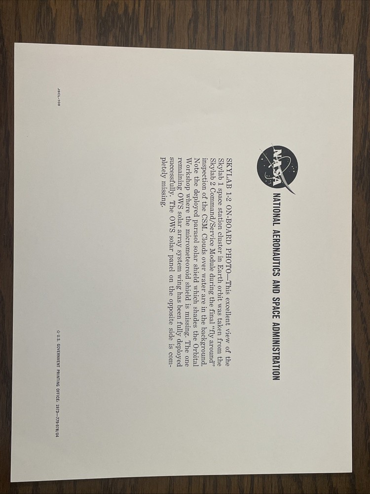 Skylab Space Station Cluster Deployed In Earth Orbit