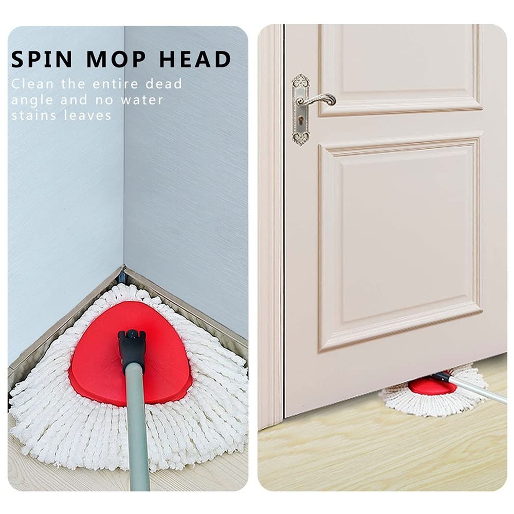 8PCS Mop Replacement Head,100% Microfiber Mop Refills Spin Mop Replacement He...