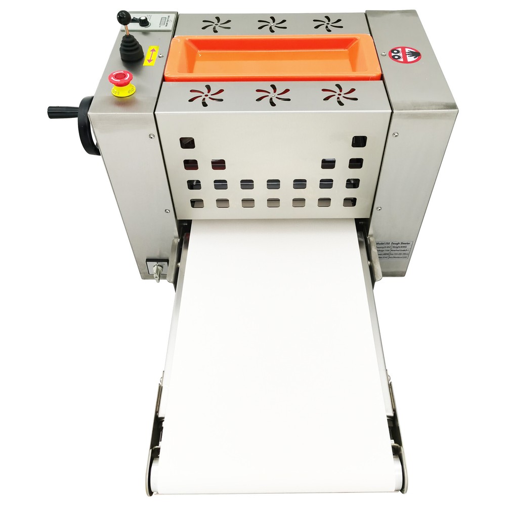 110V Small Table Folding Pastry Machine Dough Sheeter Press Making Machine 350mm