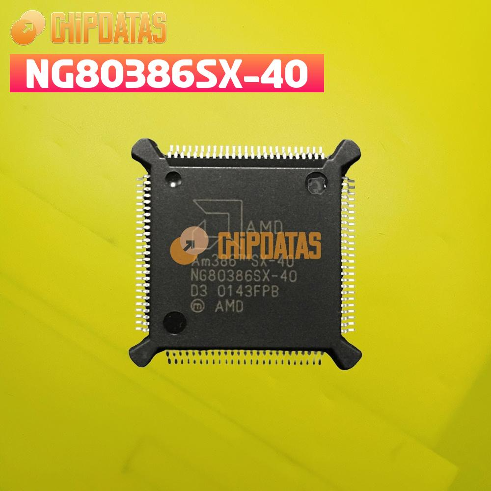 1PCS AMD NG80386SX-40 32-bit 40 MHz One-core AM386SX Microprocessor IC