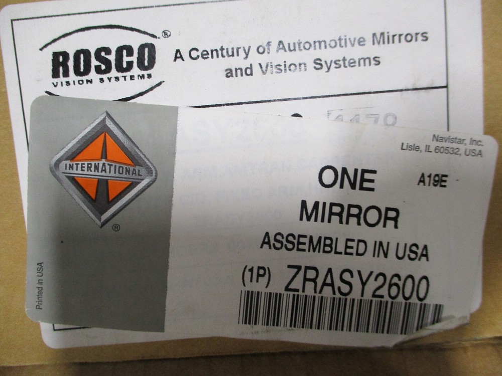 ZRASY2600 INTERNATIONAL MIRROR BRACKET