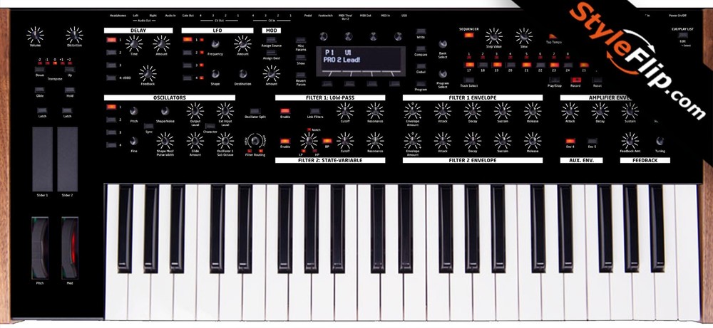 Dave Smith Pro 2 Skin | Black | Protective Decal | StyleFlip