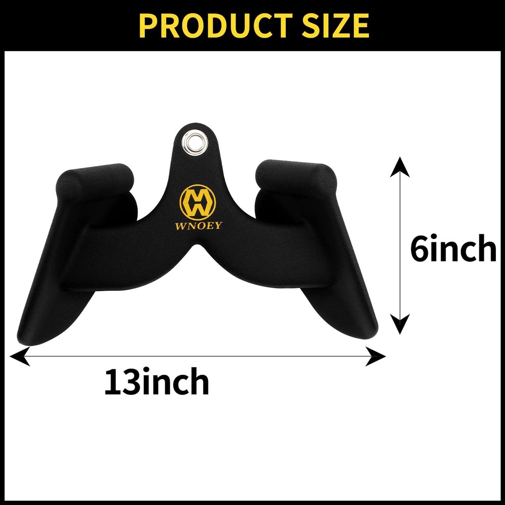 LAT Pulldown Attachment Back Tricep Bar Strength Training Handle Grips Cable