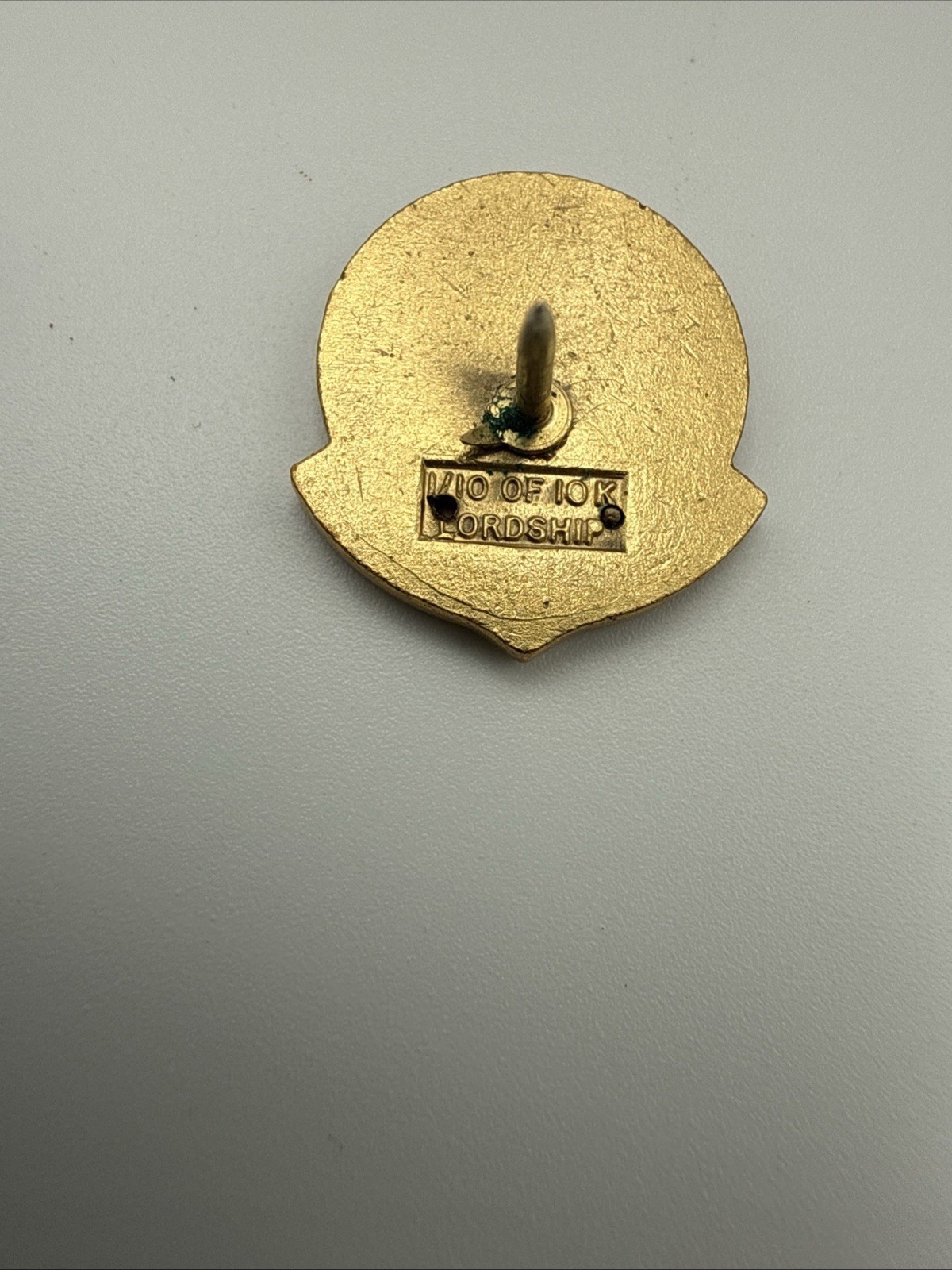 10K Gold Department of Justice 30 Years Service Pin