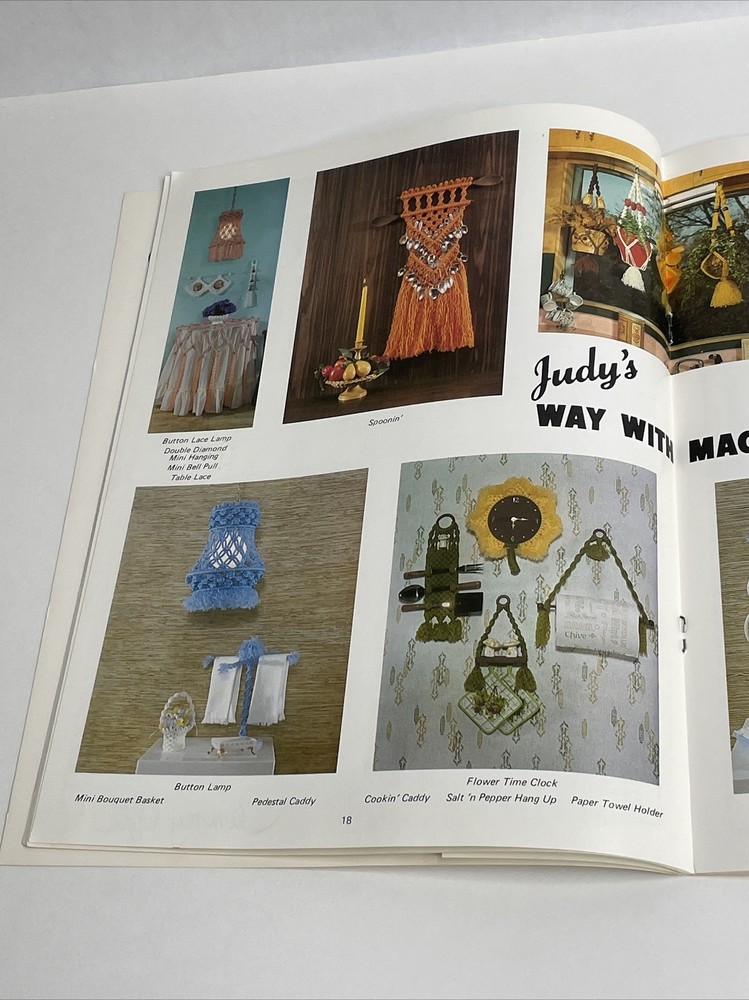 Judy's Way With Macrame by Judy Johnson Macrame Patterns