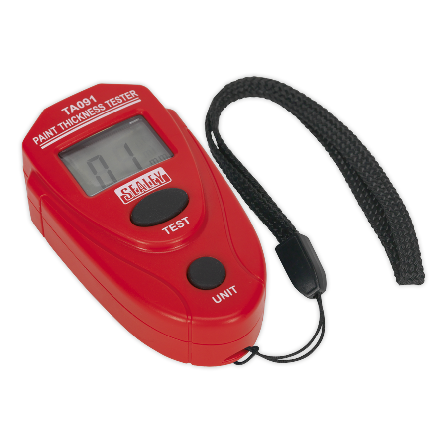 Sealey Workshop Digital Paint Thickness Gauge / Tester / Diagnostic Tool - TA091