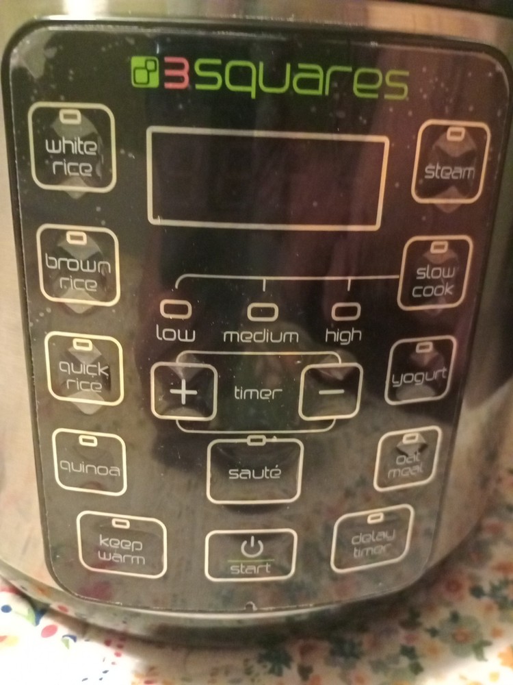 3 Squares Rice Cooker And Steamer