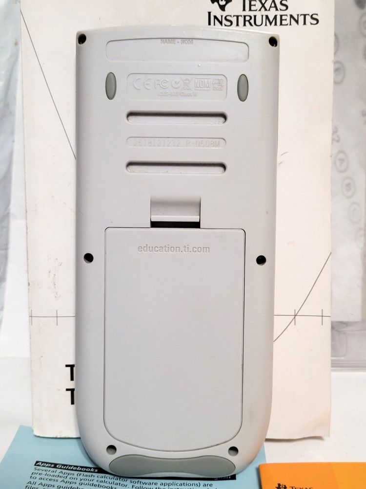 Texas Instruments TI-84 Plus Silver Edition Calculator - Tested w/ Manual