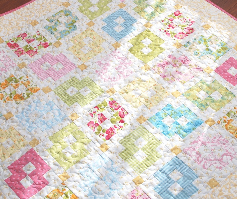 Pattern Basket JUST PEACHY