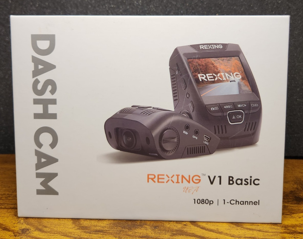 Rexing V1 Basic Dash Cam – Open Box, Tested & Working
