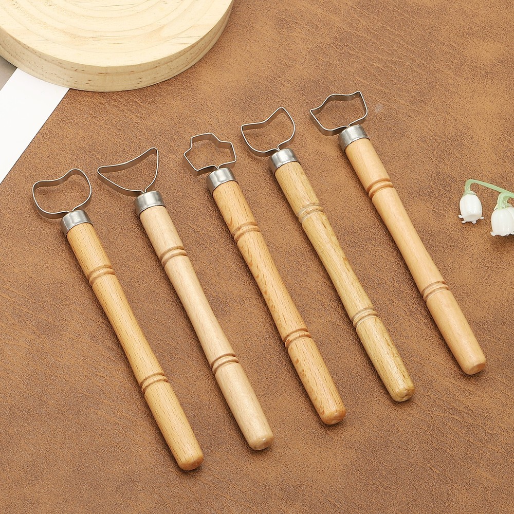 2Set Pottery Handle Making Tool, Clay Extruder Tools (5 Style)