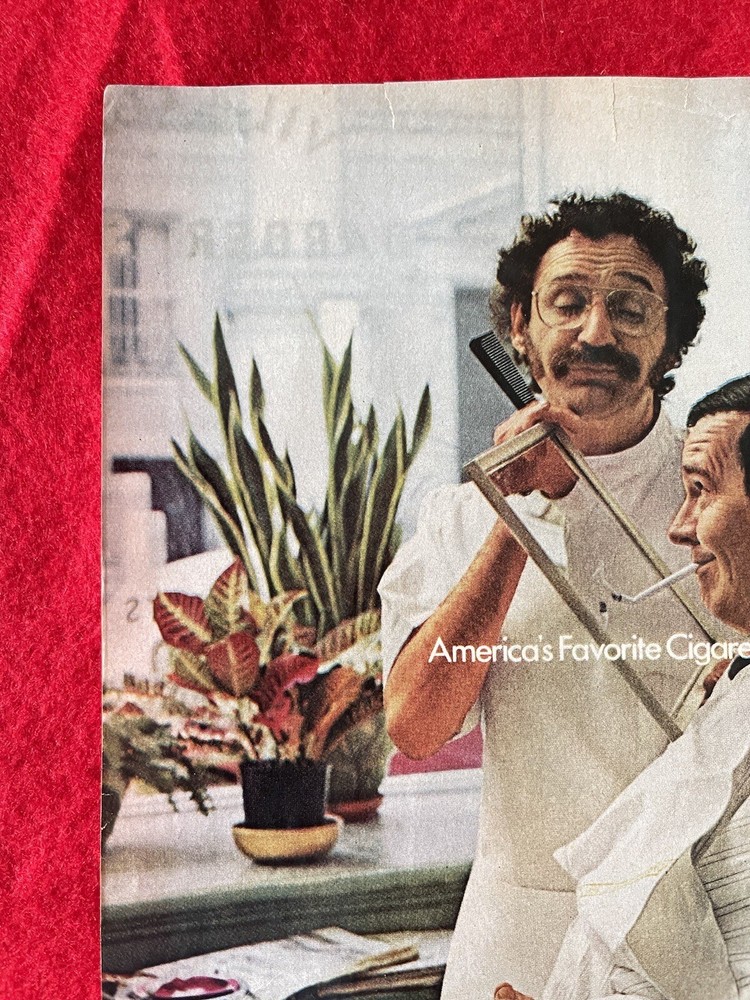 Benson & Hedges Cigarettes 1971 Print Ad Barber