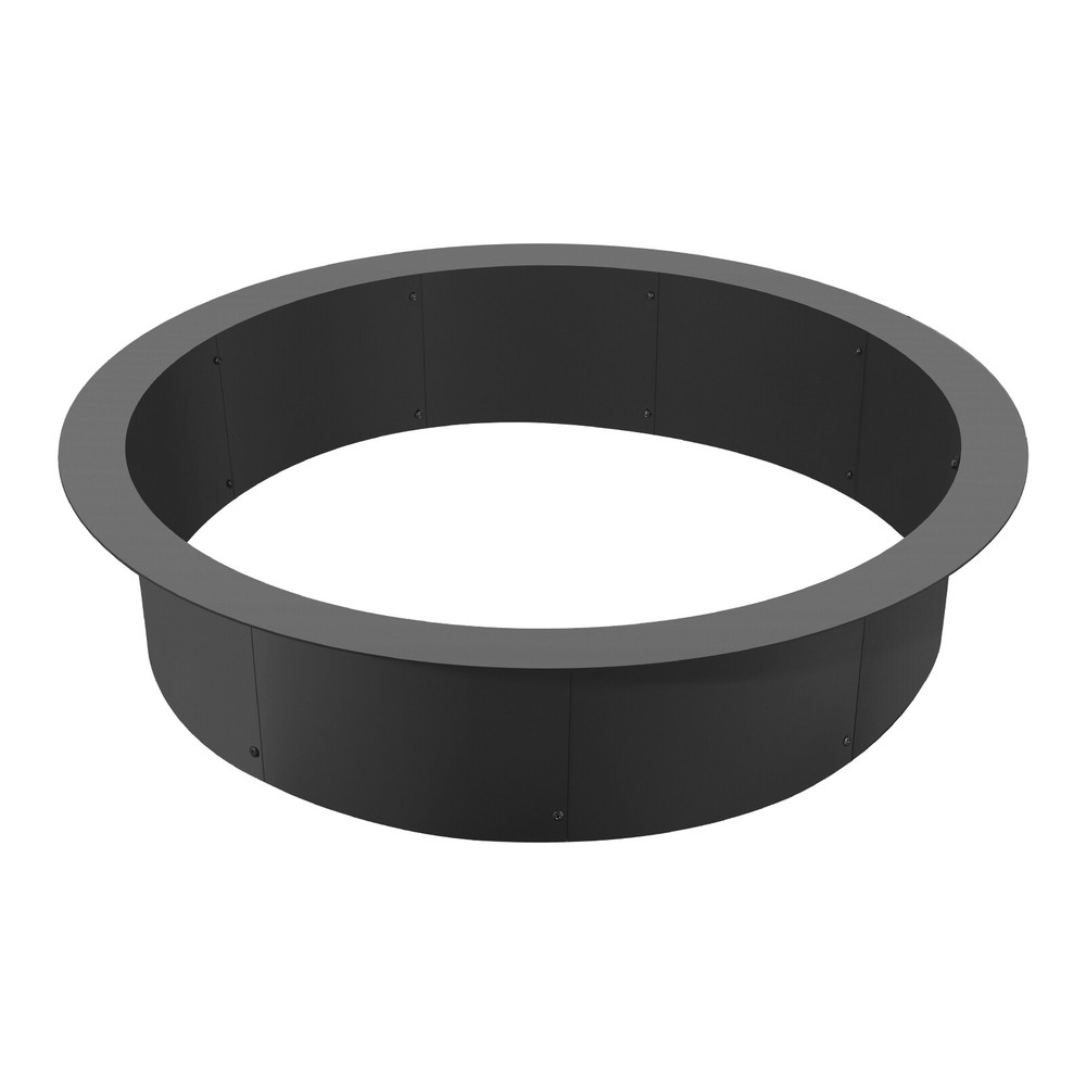 VEVOR Fire Pit Ring Round 45 Inch Outer Steel Liner DIY Campfire Ring Firepit