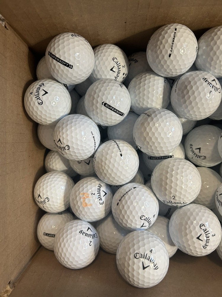100 Mint Callaway Supersoft Golf Balls