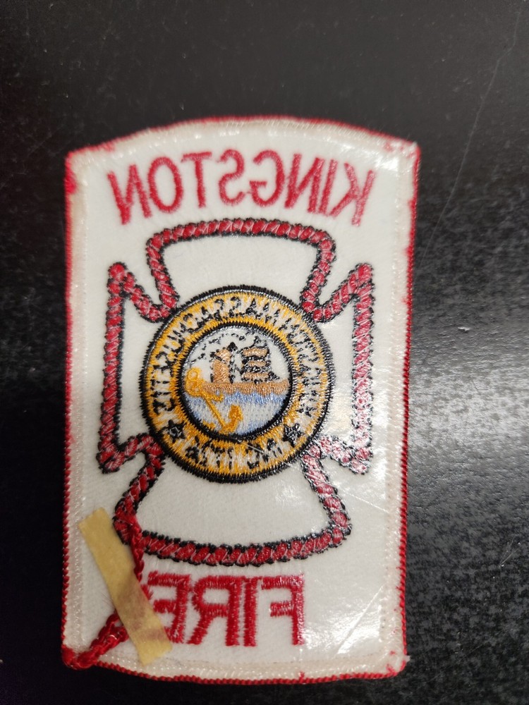 Vintage Kingston Massachusetts Fire Department Shoulder Patch