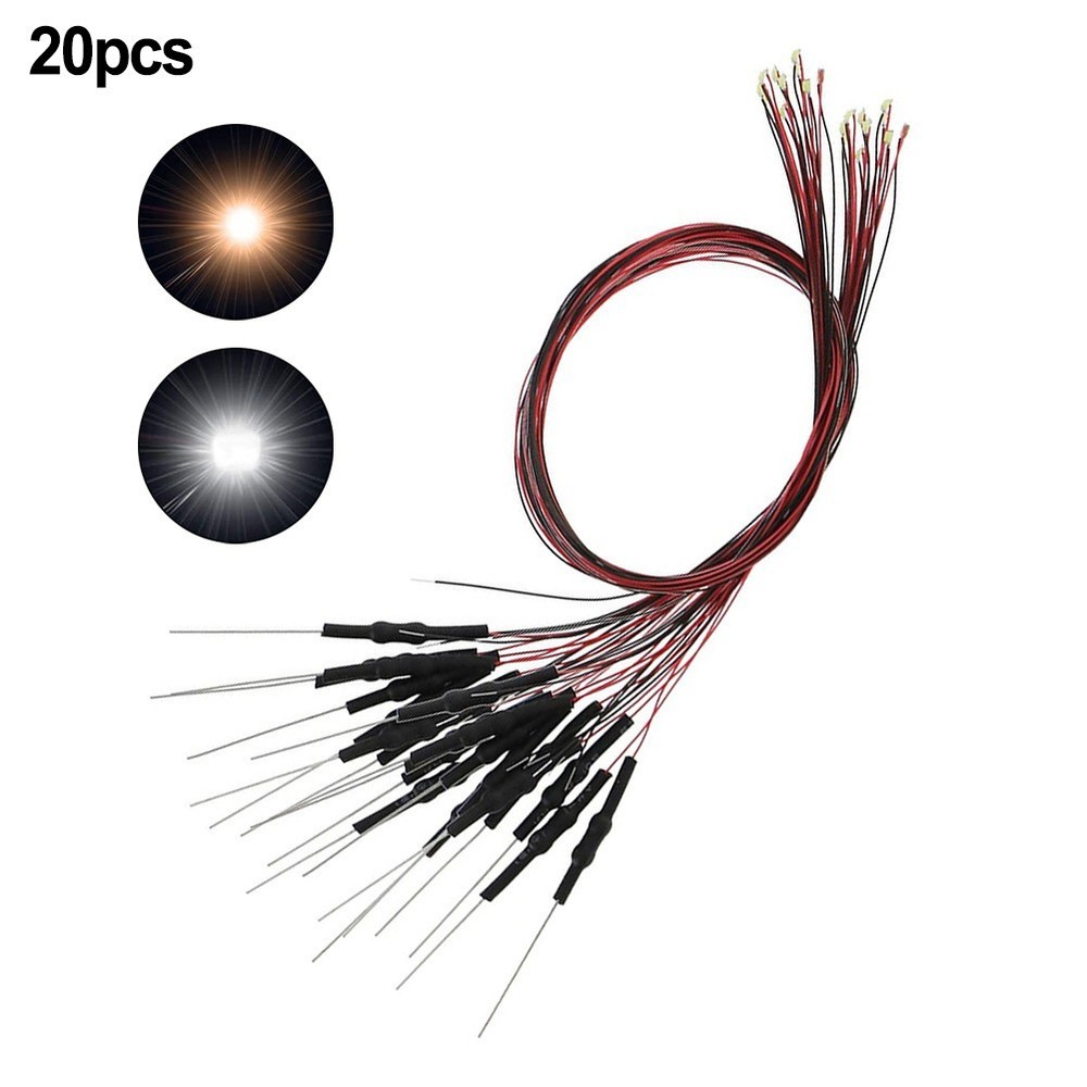 Pre Wired Prewired Railway Replacement Set Warm White White 0603 LED