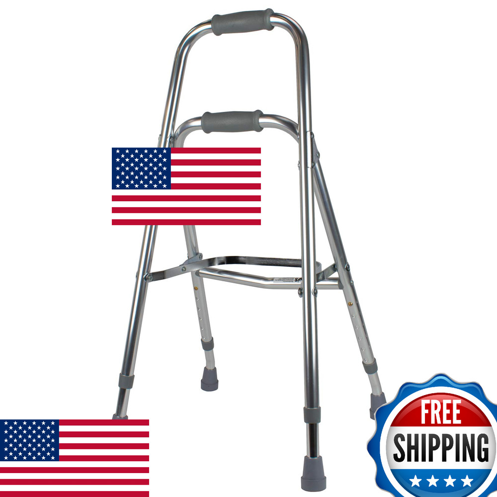 Days Hemi Walker Mobility Aid Elderly Handicapped Disabled Support Aluminum Fold