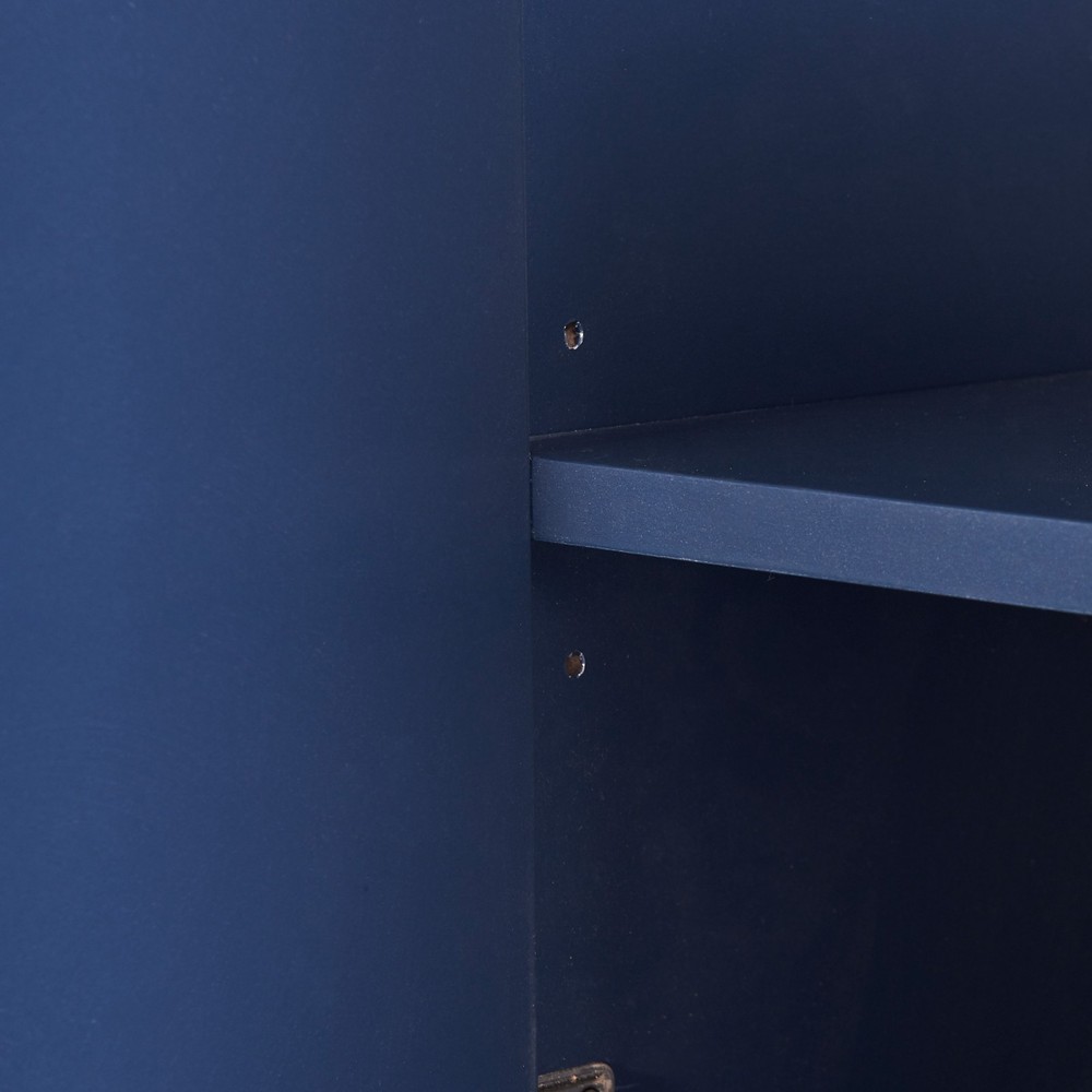 Modern Sideboard Elegant Buffet Cabinet with Large Storage Space (Navy)