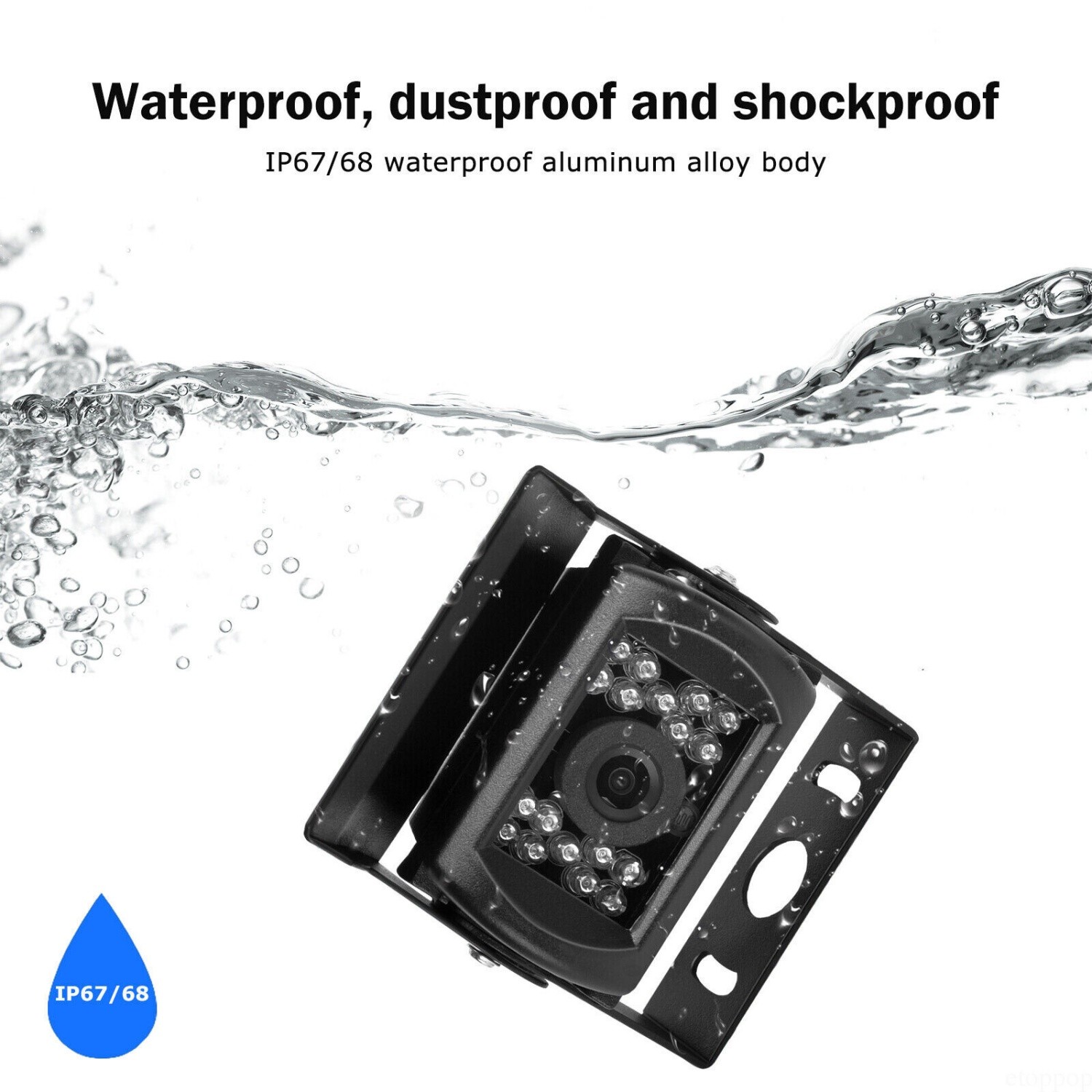 7'' Backup Camera and Monitor Kit System Back Parking Night Vision For Truck RV