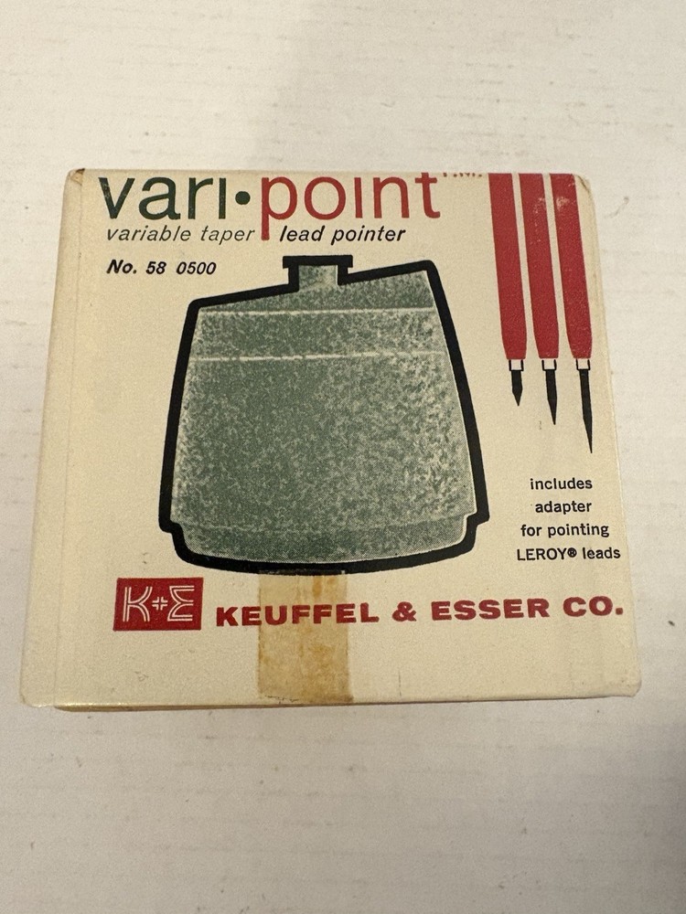KEUFFEL and ESSER Tru-Point 58-0500 Variable Taper Lead Pointer Pencil Sharpener