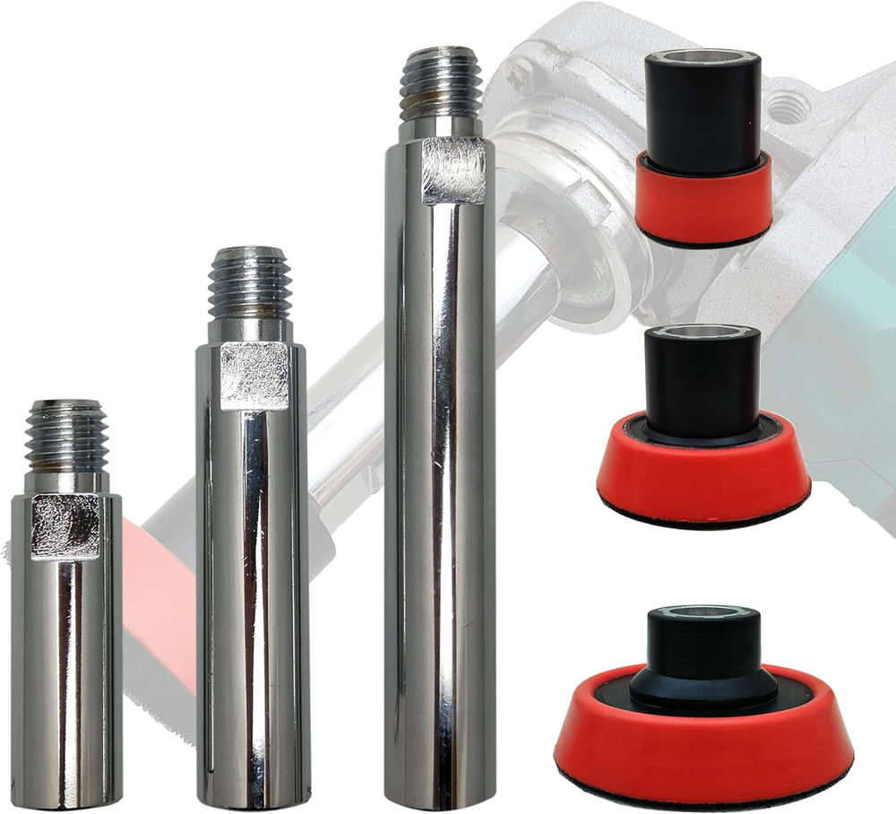 5/8"-11 Thread Angle Grinder Extension Shaft Buffer Backing Plate,3" 4" & 5.5" C