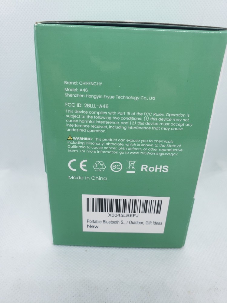 CHIFENCHY PulseSound A46 Waterproof Bluetooth Speaker with Synced Light