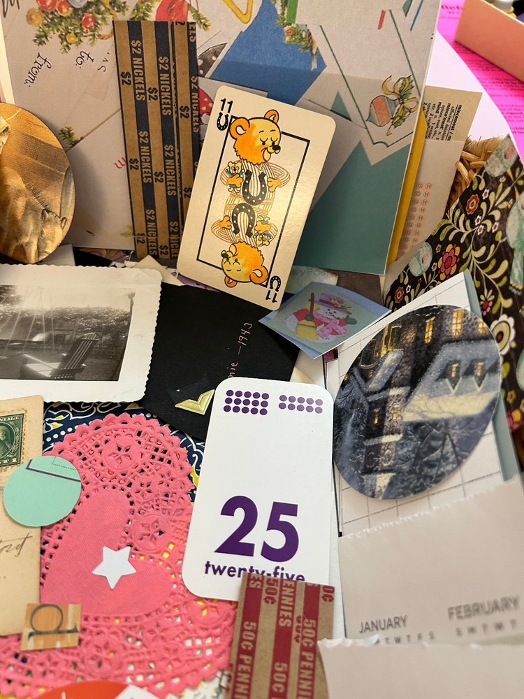 Junk Journal, scrapbooking, Collage Paper Ephemera Kit