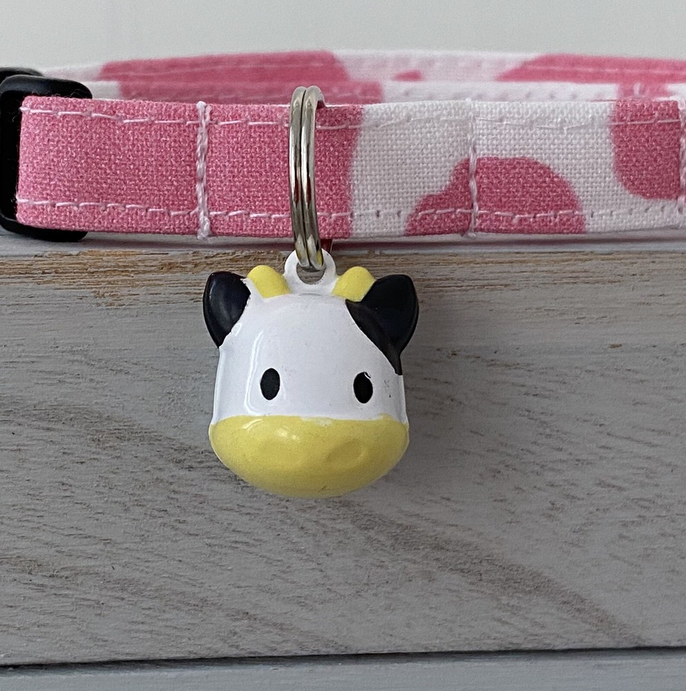 Cat Collar Custom Made, Cow Cat Collar
