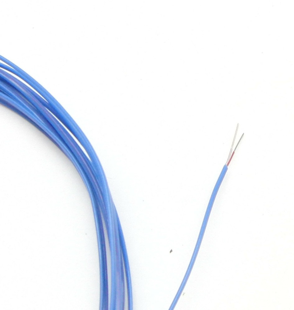 T-type Thermocouple Wire AWG 30 Solid Wire w. PFA Insulation Extension 10 yard
