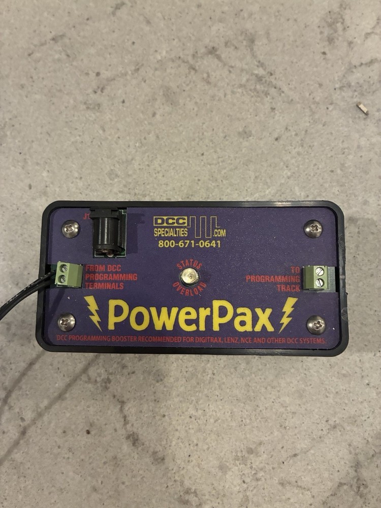 DCC Specialties PowerPax Programming Track Booster