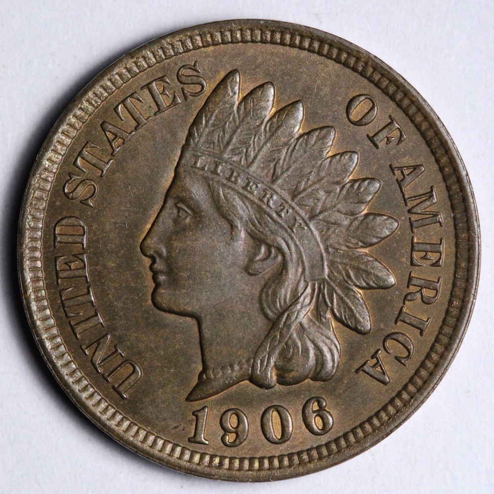 1906 Indian Head Cent Penny BU *UNCIRCULATED* MS E138 RWCN