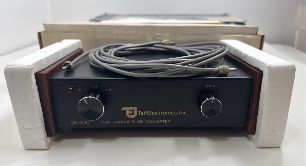 Tei Electronics VCR Copyguard Stabilizer / RF Converter