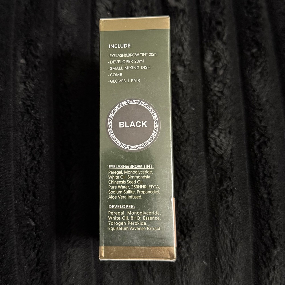 Flora Ruby Eyelash & Eyebrow Tint Dye Kit - Black
