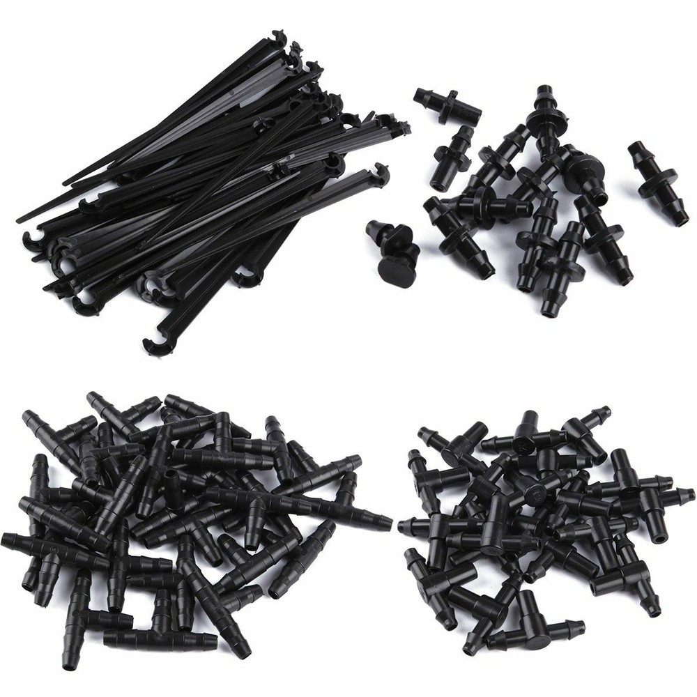 100FT 50FT Auto Drip Irrigation System Kit Timer Micro Sprinkler Garden Watering