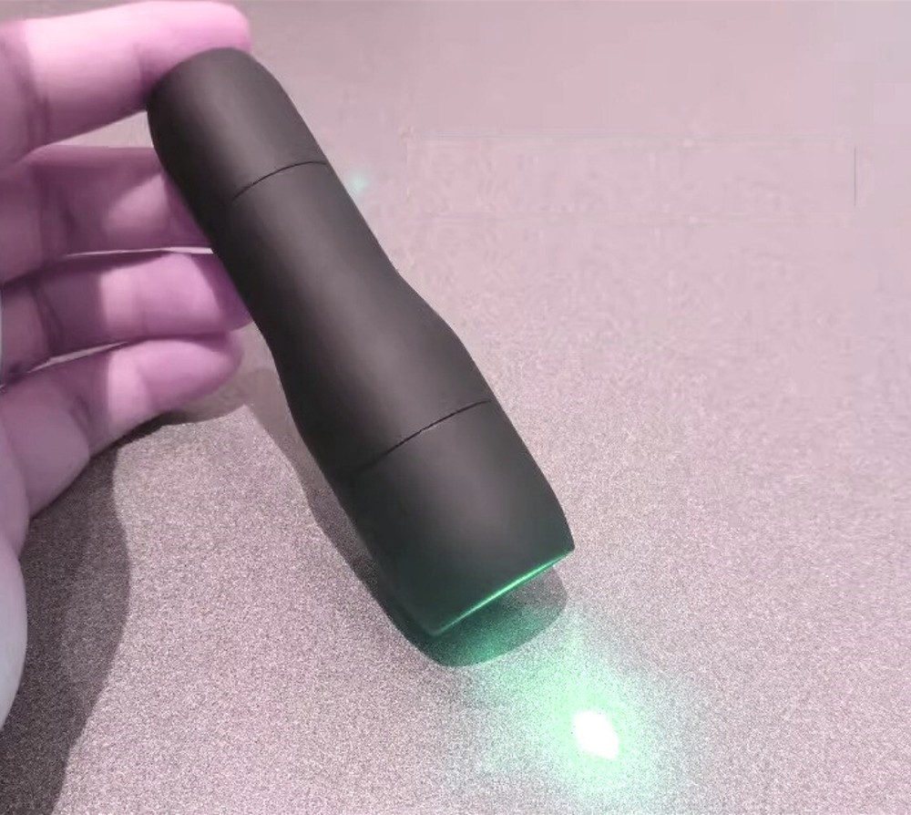 Waterproof Focusable GR Laser Module Pointer 520nm Visible Beam Flashlight