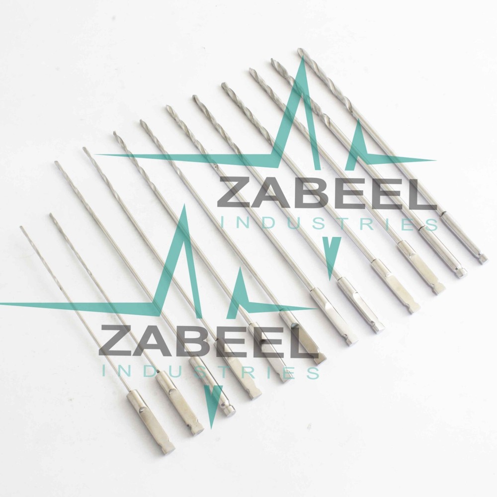 Quick Coupling Bone Drill bits 1.1, 1.5, 2.0, 2.5, 2.7, 3.5 Orthopedic Surgery