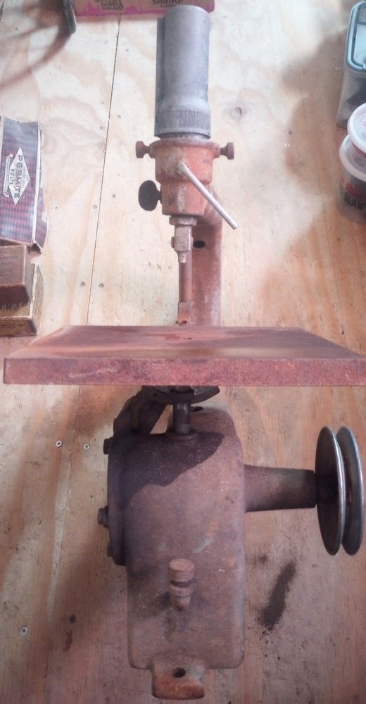 1934-37 The Driver Line Scroll Saw Walker-Turner Table Mounted