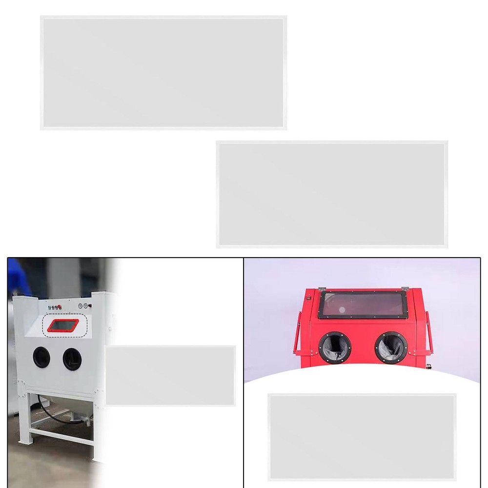 Abrasive Window Blasting Cabinet Lens Cover Easy to Install Inner Protector