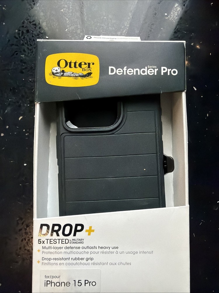 OtterBox iPhone 15 Pro Defender Pro Series Case - Black