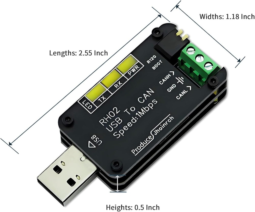 USB to CAN Bus Converter Adapter FOR Car Diagnostics CANable Tool