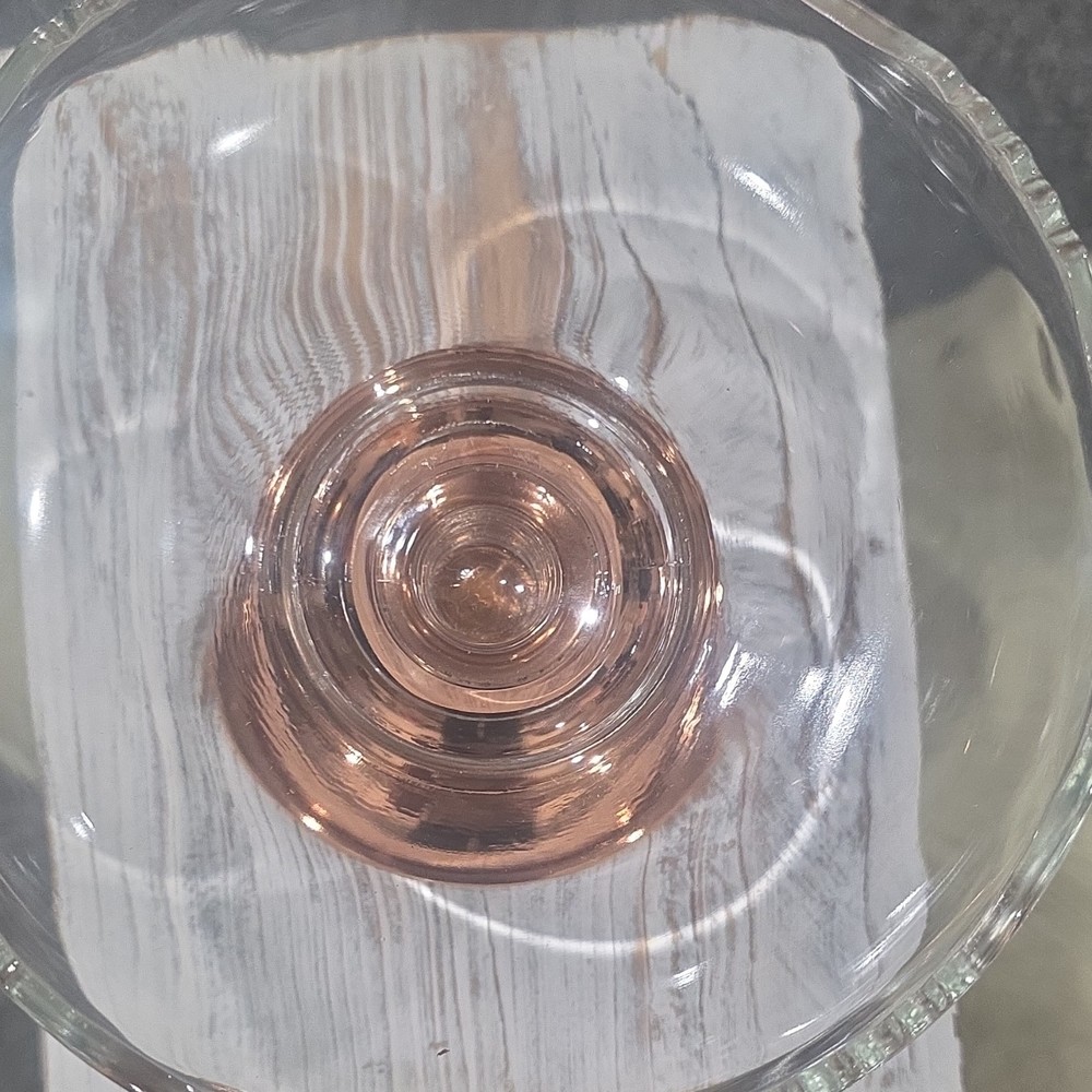 Copper Metal Yo-Yo Modern Design with Clear Elements