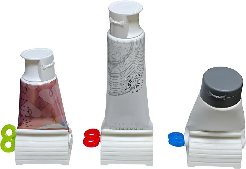 6 Pack Toothpaste Squeezer, Toothpaste Squeezer Rollers，Toothpaste Tube Squeezer