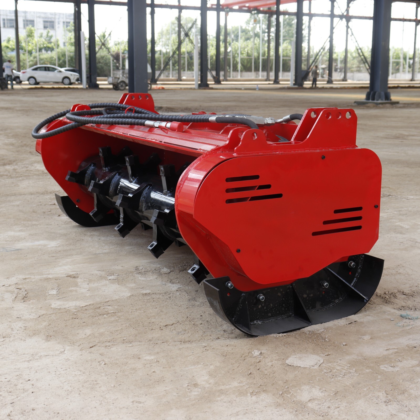 Heavy Duty Attachment 60inch Forestry Mulcher Fits Bobcat Skid Steer Loader