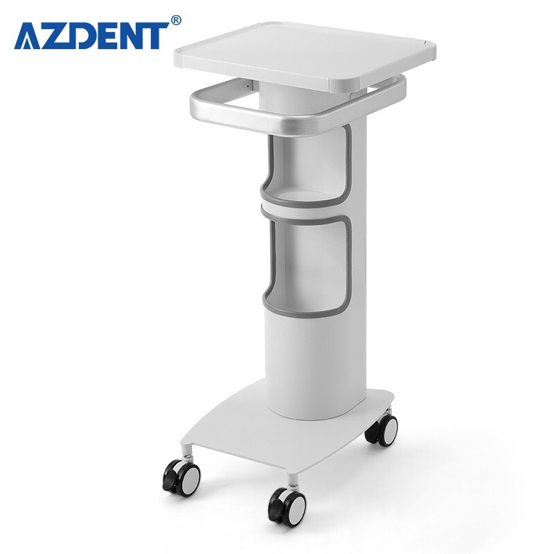Dental Trolley Intraoral Scanner Cart Mobile Rolling Serving Cart 3 Layer Single
