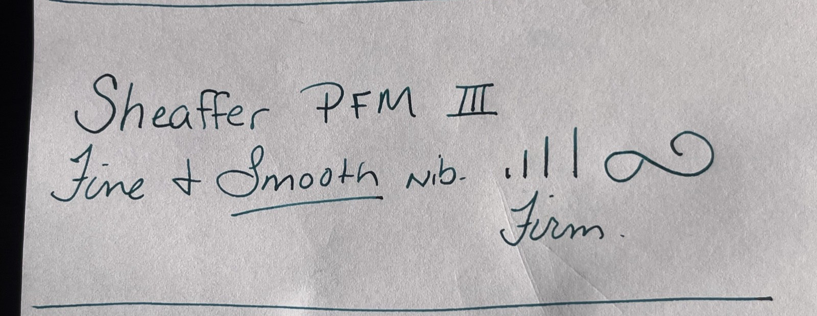 Sheaffer PFM III, Black with gold Trim, Very Good Condition, Restored