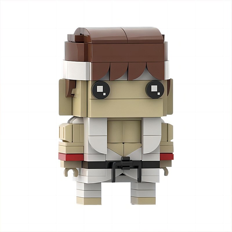 MOC three-dimensional building Street Fighter α coefficient brick